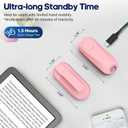 DATAFY [Case-Friendly] Page Turner for Kindle Paperwhite Oasis Kobo eReaders, Camera Camcorder Remote Controls, Page Turner Clicker for ipad Tablets Reading Novels with Wrist Strap Storage Bag