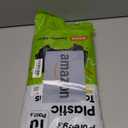 Pureegg Plastic Table Cloth Disposable 10 Pack, 84'' Round Table Cloths, Halloween Party Decorations, Summerween Decor, Halloween Tablecloths, Round, Plastic Cover, Leakproof & Sturdy, Black