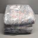 LIMON HOME Living Room 6x9 Rug Machine Washable Boho Velvety Soft Area Rug Non Slip Vintage Thick Large Carpet for Dorm, Bedroom, Farmhouse, Dining Room, Kids Playroom,Grey and Coral