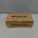 Kwikset Arroyo Knob Entry Door Knob with Lock and Key, Secure Keyed Handle Exterior, Front Entrance and Bedroom, Matte Black, Pick Resistant SmartKey Rekey Security and Microban