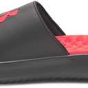 Under Armour Men's Ignite Pro Fixed Band Slides (10, (002) Black/Black/Red)