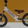 WaveSlider Colorful Lighting Balance Bike, Toddler Balance Bike 2 Year Old, No Pedal Push Bike with 12" Real Rubber Wheels, Pump, Safety Pad and Footrest, Kids Bike for Toddlers 2-5