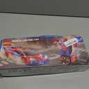 Qumcou Spider Toys for Boys 4-6, Remote Control Car, One-Button Transform Superhero Toys, 2.4Ghz RC Cars, 360° Spin,1:16 Scale, Shinning Red and Blue Light, Super Hero Toy Cars for Boys 3-8