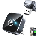 2in1 Wireless CarPlay Adapter 2026 Support Apple CarPlay & Android Auto, Mini Bluetooth USB A & USB C Dongle Convert Wired to Wireless Compatible with iPhone & Android