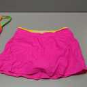 Women's Summer Two Pieces Swimsuit Contrast Trim Tankini Bathing Suits With Skirt Beachwear, M