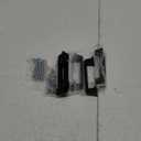 Ravinte Hardware 5 Pack Matte Black Cabinet Pulls, 3 Inch (76mm) Hole Center Zinc Alloy Drawer Handles for Kitchen Cabinets, Cupboards, Dressers, Square Solid Metal Hardware