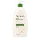 Aveeno Daily Moisturizing Body Lotion, Body Lotion for Dry Skin with Prebiotic Oat, Paraben Free, Fragrance Free, Non-Greasy, Non-Comedogenic Moisturizer, 18 FL OZ