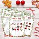 30 Players Word Scramble and Picture Quiz, Christmas Games for Families, Tis The Season Christmas Trivia, Annual Festive Events, Winter Holiday Supplies, Ice Breaker Winter Holiday Activities,01