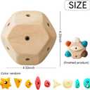 Handcrafted Boulder Block - Boulder Ball for Hand Climbing, 3D Rock Climbing Training Balls with Holds Build Strength and Precision Unique Rock Climb Gift