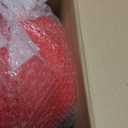 Maxdot Red 4 Pcs Large Heart Shaped Bowls, 8.9 Inch Plastic Heart Serving Bowls for Fruit, Sauce, Snacks, Candy, Dessert, Salad,Wedding Party Table Decor