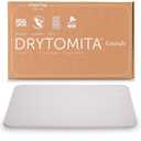 Momo Lifestyle Large Stone Bath Mat Drytomita – Quick Drying Diatomaceous Earth, Ultra Absorbent (Linen Grey, Grande 32" X 20")