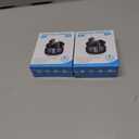 2 x Studio-Quality Wireless Ear Buds with Deep Bass & Enhanced Audio Clarity, Bluetooth 5.4, 10-Year Lifespan Earbuds, ENC Noise Cancelling Calls, Secure Fit Memory Foam Tips, IPX6 Waterproof (White)