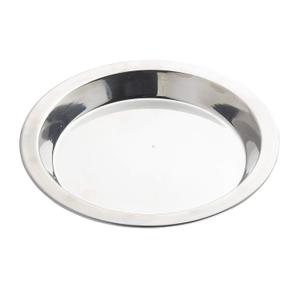 TableCraft 10548 Pie Pan, 10-1/8" Dia. x 3/4", Round, Stainless Steel
