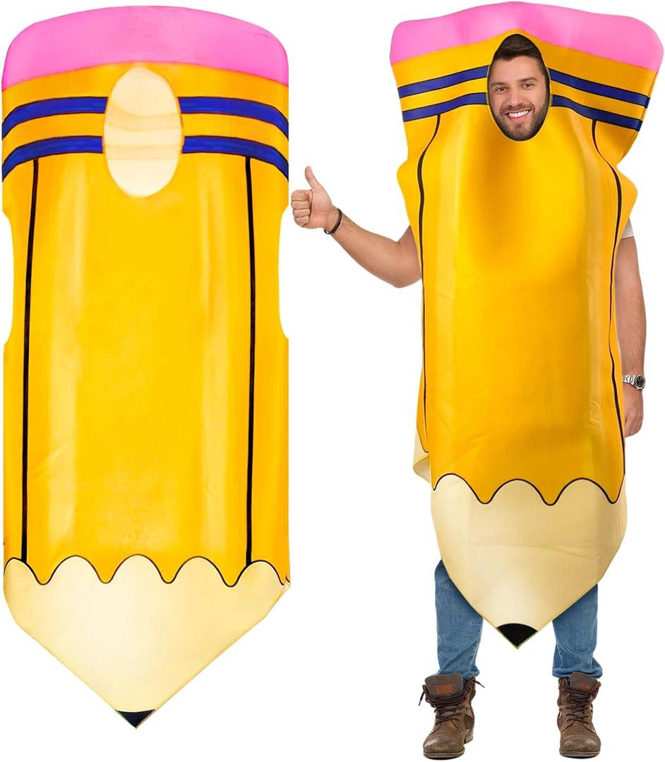 Adult Pencil Baseball Soccer Football Cucumber Costume Halloween Sports Party Cosplay Costume