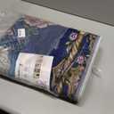 Runner Rug for Kitchen 2'6"x8' Washable Rugs with Rubber Backing Soft Floral Peacock Floral Animal Carpet Runner for Kitchen, Laundry, Bedroom, Bathroom (Cobalt Blue)