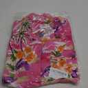 Women's Blouse-Shirt Short-Sleeve Casual-Button-Down Hawaii-Vacation Flamingos Ducks Palms (4X-Large)