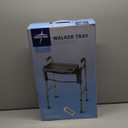 Medline Guardian Walker Flip Tray, Gray, 1 Count, 
Weight Capacity: 10 Pounds