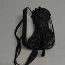 ESUFEIR Mini Sun Umbrella for Purse With Case, Small Compact UV Umbrella Travel Essentials, Lightweight Portable Parasol Windproof for Women Men Kids (Black)