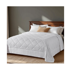 LAVANCE 100% Viscose Made from Bamboo Comforter Queen Size Lightweight Silky Down Alternative Duvet Insert Soft All Season Comforter - White, 90x90 Inches