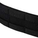 TACNEX Tactical Gun Belt Molle Battle Belt 1.75" & 1.5" Rigger Heavy Duty Belt (Black)