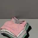 MIRITY Women Racerback Sports Bras - High Impact Workout Gym Activewear Bra Pack of 7 (Medium, Color 1)