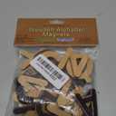 LEAPING LEARNING Alphabet Magnets - Magnetic Letters for Kids, Wooden Letters for Learning & Classroom Supplies, Ideal for Refrigerators, School Board, & Early Literacy Educational Toys 3+ (Uppercase)