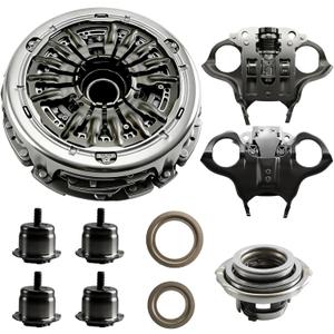 Automatic Dual Clutch Transmission Kit with Dual Clutch Transmission Fork, Fit for Hyundai Veloster 2012 2013 2014 2015 2016 2017, L4 1.6L Replace # 41200-2A001, 412002A001, 41470-2A000, 412002A000