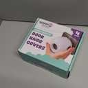 Child Safety Door Knob Cover (4 Pack) Hard-to-Remove Dual-Lock Door Handle Covers for Kids - Reusable Baby Proof Door Knob Locks - Installs Easily, No Tools Needed (White)