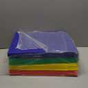 24 Pack Colorful Privacy Floders for Student Desks - Durable Plastic Erasable - Testing Dividers for Classroom - Easy Clean Privacy Shields for Student Testing Desk dividers- Includes Extra Labels