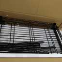 Amazon Basics 3-Shelf Adjustable Heavy Duty Steel Wire Rack Storage Shelving Organizer with Storage Space, Versatility and Ease of Use for Kitchen, Garage, 23.2" L x 13.4" W x 30" H, Black