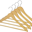 Wooden Hangers 4 Pack