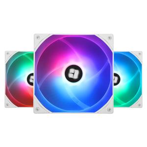 Thermalright TL-C14CW-S X3 CPU Fan, 140mm ARGB Case Cooler, 4pin PWM Silent Computer Fan with S-FDB Bearing Included, up to 1500RPM PC Cooling,White, 3 Packs