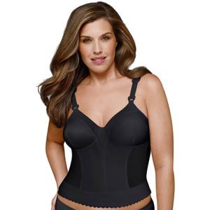 Exquisite Form 5107532 Fully Slimming Wireless Back & Posture Support Longline Bra with Back Closure