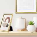 LaVie Home 5x7 Picture Frames (12 Pack, Gold) Simple Designed Photo Frame with High Definition Glass for Wall Mount & Table Top Display, Set of 12 Classic Collection