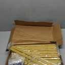 Tajsoon Entryway Table 41.8", 2-Tier Entry Way Console Entrance Table, Narrow Sofa Table with Shelves, Ideal for Hallway, Entryway, Living Room, Foyer, Corridor, and Office (Gold & White)