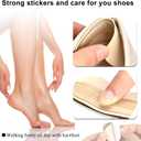 3 x 4PCS Heel Pads for Shoes Prevent,Slipping,Rubbing,Blister,Foot Pain,Heel Grips for Shoes Too Big Filler Improved Shoe Fit and Comfort Shoe Inserts for Women(Beige, One Size)