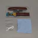 Moran Genuine Leather Band Alligator and Cowhide Replacement Deployment Buckle Watch strap18mm to 24mm Crocodile Leather Strap for Men's and Women's