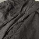 NICEEC Sofa Slipcover Black Sofa Cover 1 Piece Easy Fitted Sofa Couch Covers Universal High Stretch Durable Furniture Protector with Skirt Country Style (3 Seater Black)