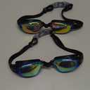 Aegend Swim Goggles, 2 Pack Swimming Goggles No Leaking Adult Men Women Youth (Aqua & Bright Rose)
