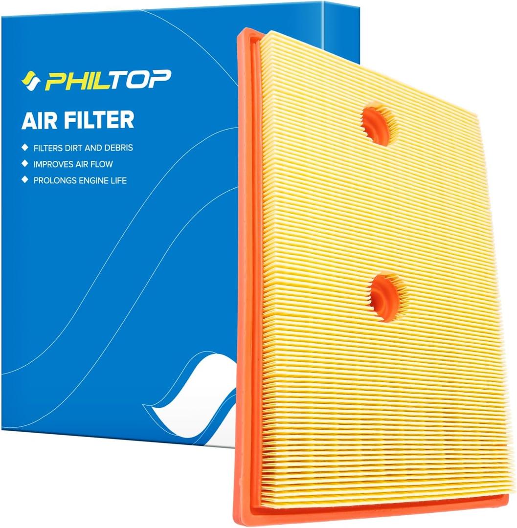 PHILTOP Engine Air Filter, Compatible with CA11503 Volkswagen Jetta 2013-2018, Audi A3 Sportback e-tron 2016-2018, Flexible Panel