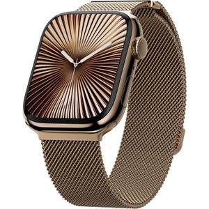 MAGEASY Milanese Band for Apple Watch Series 11, Ultra 3, SE3 - Magnetic iWatch Bands for Women, Strong Magnets | for 44mm 45mm 46mm 49mm Apple Watch 1-7/8/9/10/11/SE2/SE3/Ultra2/Ultra3