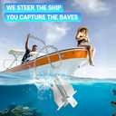 Heavy Duty Boat Anchor Kit, Fluke Style with Chain and Rope Set, Compatible with Pontoon, Deck, Fishing, and Sailboats, Galvanized Steel (10LB)