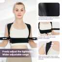 Posture Corrector for Women-Back Brace Support-Adjustable Shoulder Straightener forUpper Spine Support- Neck, Shoulder, Clavicle and Back Pain Relief (S/M)