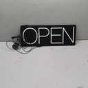 Open Signs for Business 12V/2A Ultra Bright LED Neon Open Sign 22 Inch Lighted Open Sign Electric Light Up Open Sign for Business Storefront Window Glass Door Retail Shop Store Bar Salon Restaurant,White