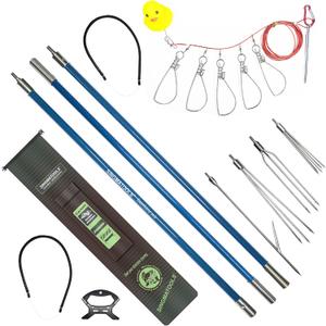 Spearfishing Pole Hawaiian Sling Fishing Spear Set Fiberglass Pole Spear Harpoon Spearfishing Gear (Dark Blue) Spearfishing Pole Hawaiian Sling Fishing Spear Set Fiberglass Pole Spear Harpoon Spearfishing Gear (Dark Blue)