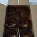 Kate Aspen Vintage Glass Tealight & Amber Votive Candle Holders (Set of 6)  Rustic Fluted Candle Holder Set, Boho Home Decor, Wedding Table Centerpieces, Farmhouse Kitchen Table Decor (One Size)