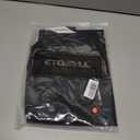 Women's Wide Leg Pants Y2K Trendy Elastic Waist Track Pants Baggy Tie Knot Trousers with Zipper Pockets Streetwear Casual (Large, Black)