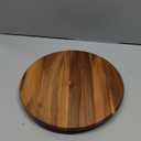 ORIDOM Acacia Wood Lazy Susan, Wood Turntable Tray Cabinet Organizer,14"