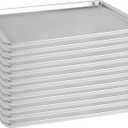 BIEAMA 12 Pack Full Size 26" x 18" Aluminum Baking Sheet Pan Perforated, Commercial Bakery Equipment Cookie Sheets, NSF Approved Baking Tray