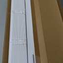 Lotus & Windoware Cordless, 2 Inch Faux Wood Blind, 34" Wide x 60" Long, Window Blinds, Blinds & Shades, Blinds for Indoor Windows, Smooth, Bright White - 34" x 60", Bright White